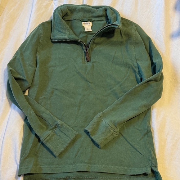 Crewcuts Green quarter-Zip boys Sweater - Picture 2 of 2